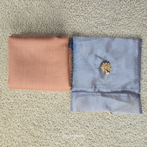 NWOT Ovcio Cashmere Featherlight Scarf in Mocha - Picture 3 of 13